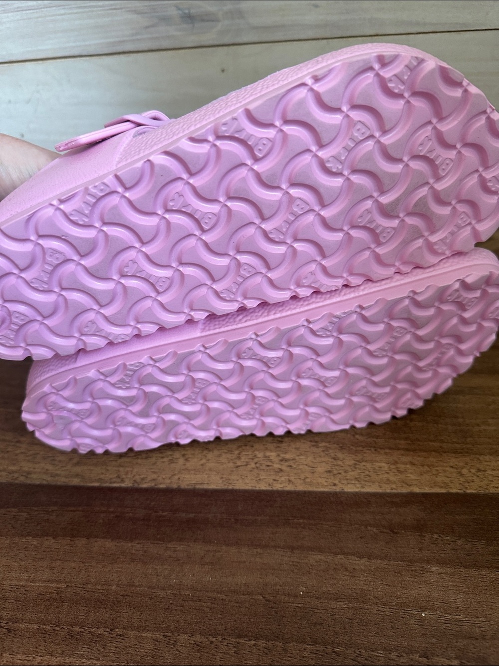 Birkenstock Gizeh EVA Thong Sandals in Fondant Pink-Size 7-Like New - Picture 6 of 7